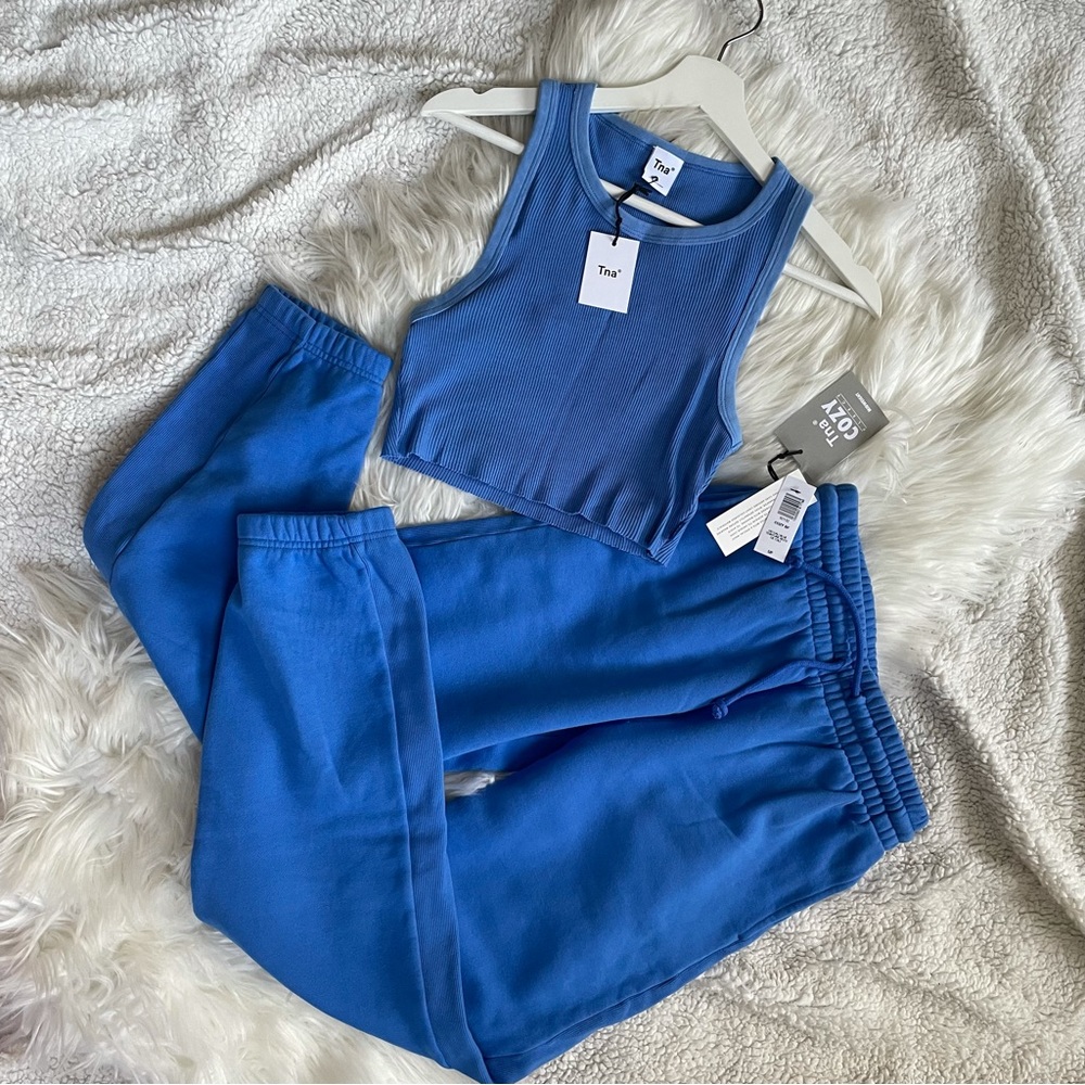 TNA COZY FLEECE SET NWT